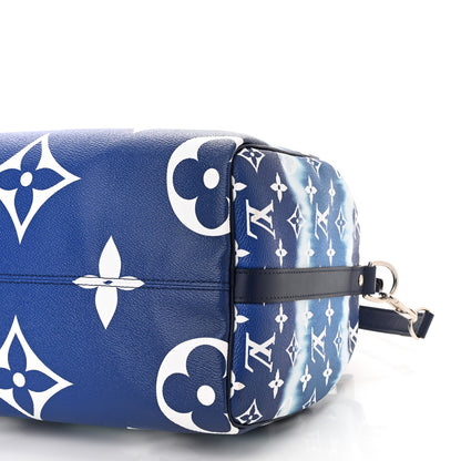 Louis Vuitton Monogram Escale Speedy Bandouliere 30 Blue 10 of 11