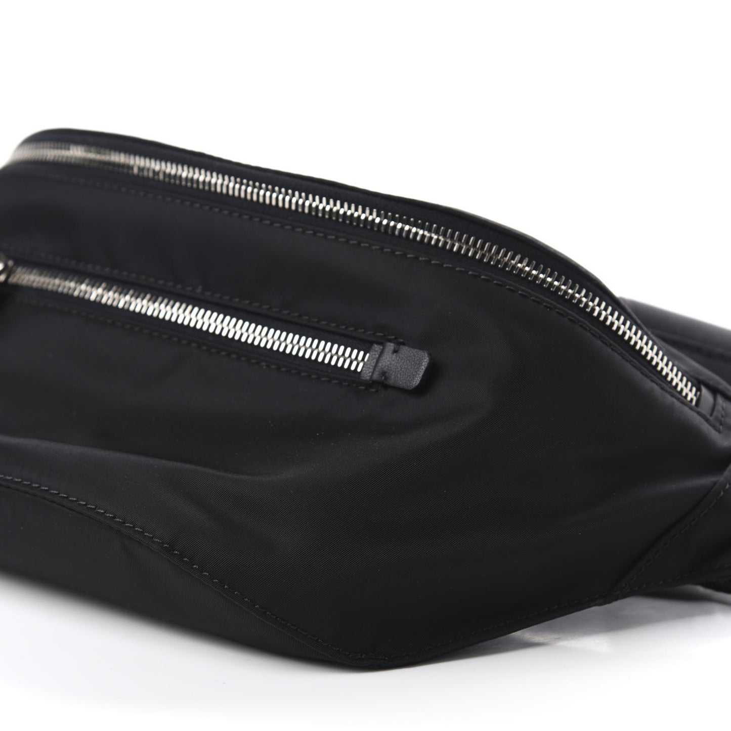 Nylon VLTN Rockstud Belt Bag Black