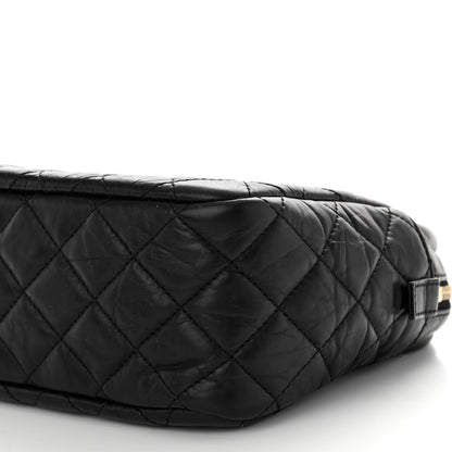 Chanel Aged Calfskin Quilted Medium Reissue Camera Case Black 10 of 10