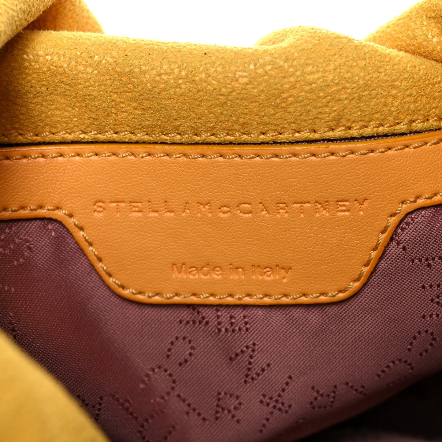 Shaggy Deer Falabella Mini Fold Over Tote Yellow