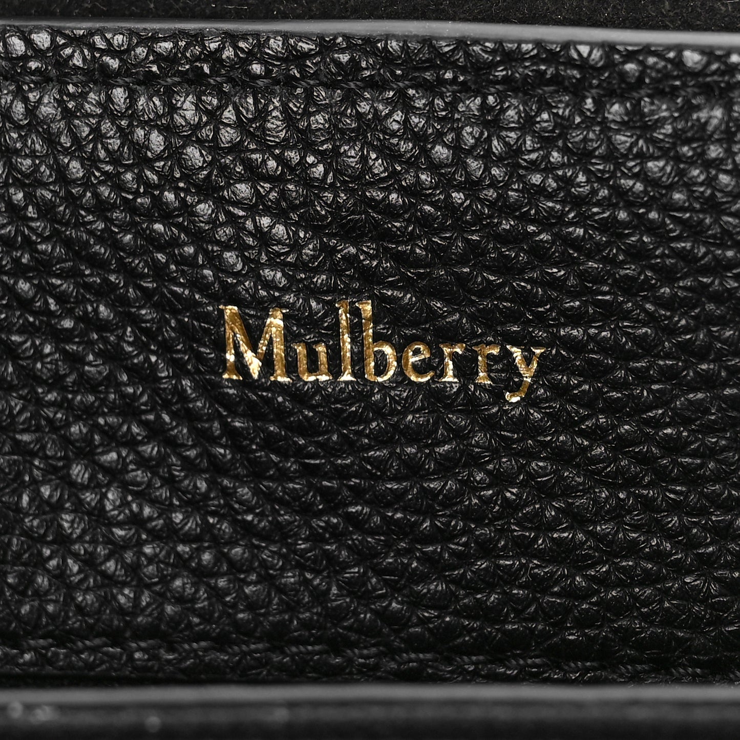 Small Classic Grain Calfskin Mini Seaton Black