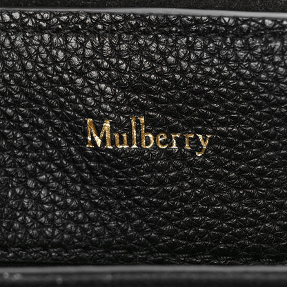 Mulberry Small Classic Grain Calfskin Mini Seaton Black 6 of 8