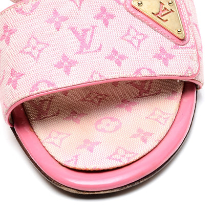 Louis Vuitton Mini Monogram Mary Kate Mules 41 Pink 10 of 15