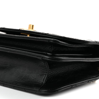 Chanel Calfskin Caviar Quilted Mini Chain Handle Flap Black 10 of 10