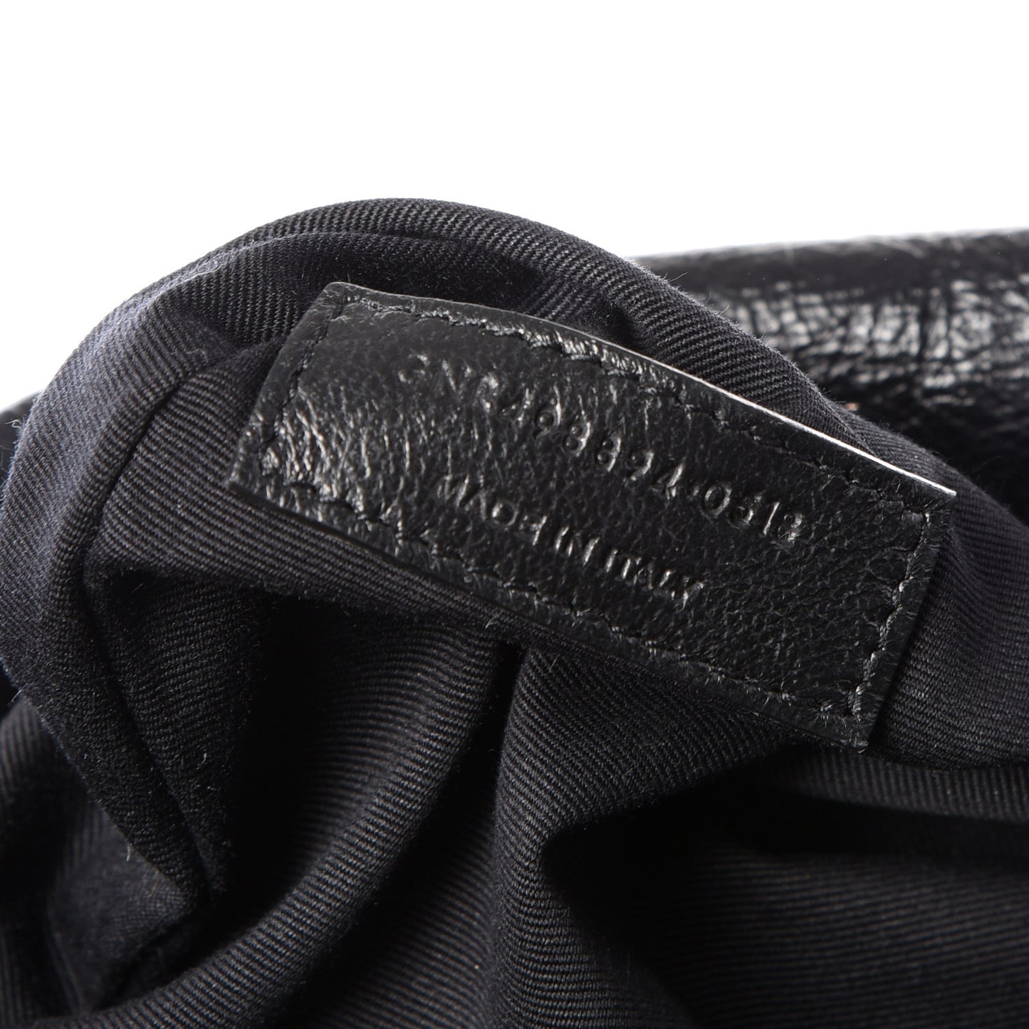 Crinkled Calfskin Matelasse Monogram Medium Niki Chain Satchel Black