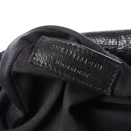 Saint Laurent Crinkled Calfskin Matelasse Monogram Medium Niki Chain Satchel Black 5 of 10