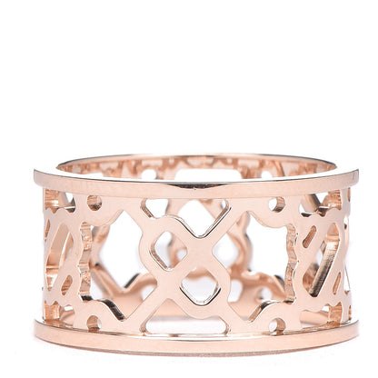 Hermes 18K Rose Gold Chaîne d'Ancre Passerelle Ring 52 6 3 of 6