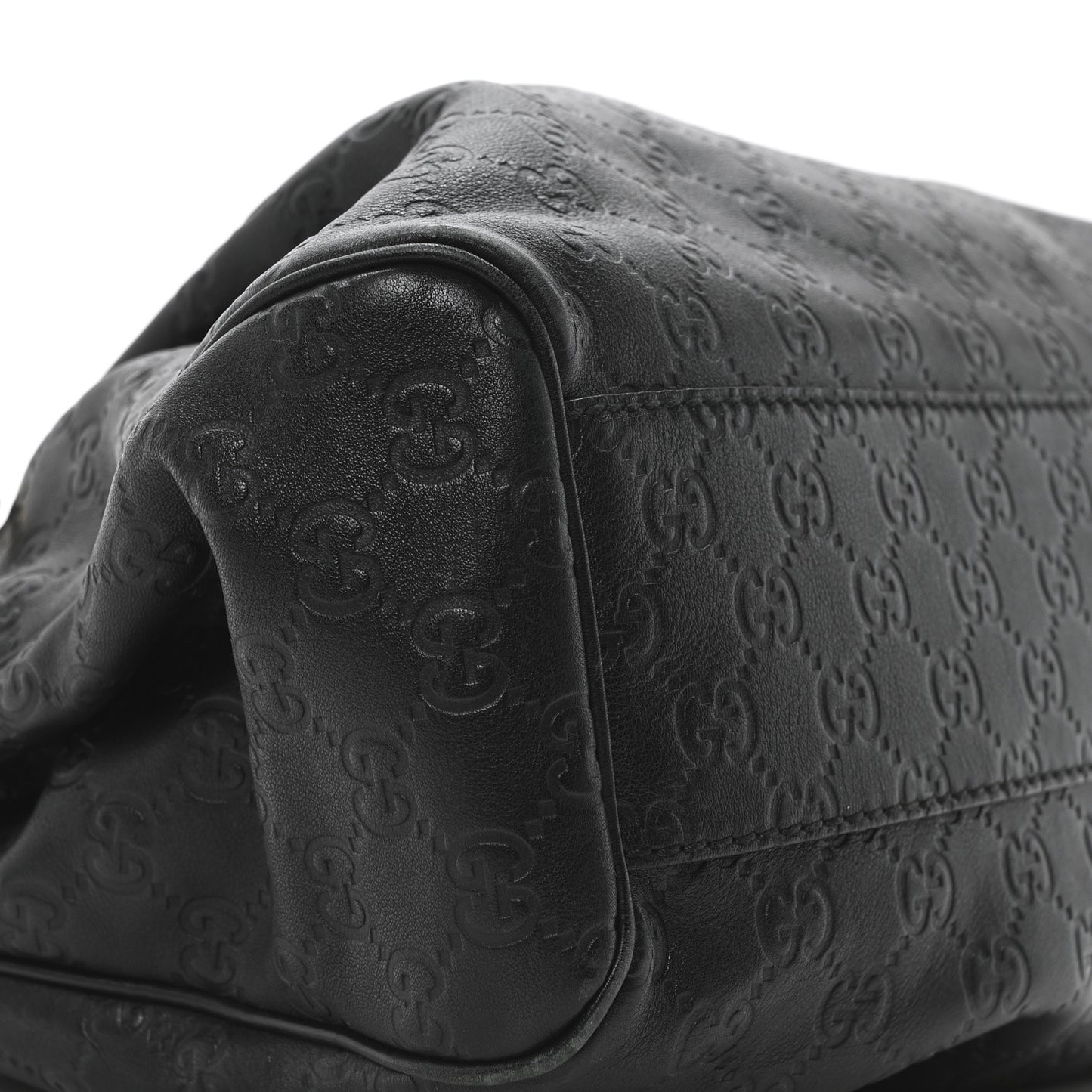 Guccissima Medium Sukey Tote Black