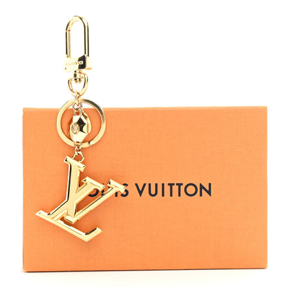 Louis Vuitton LV Facettes Bag Charm Key Holder Gold 4 of 4