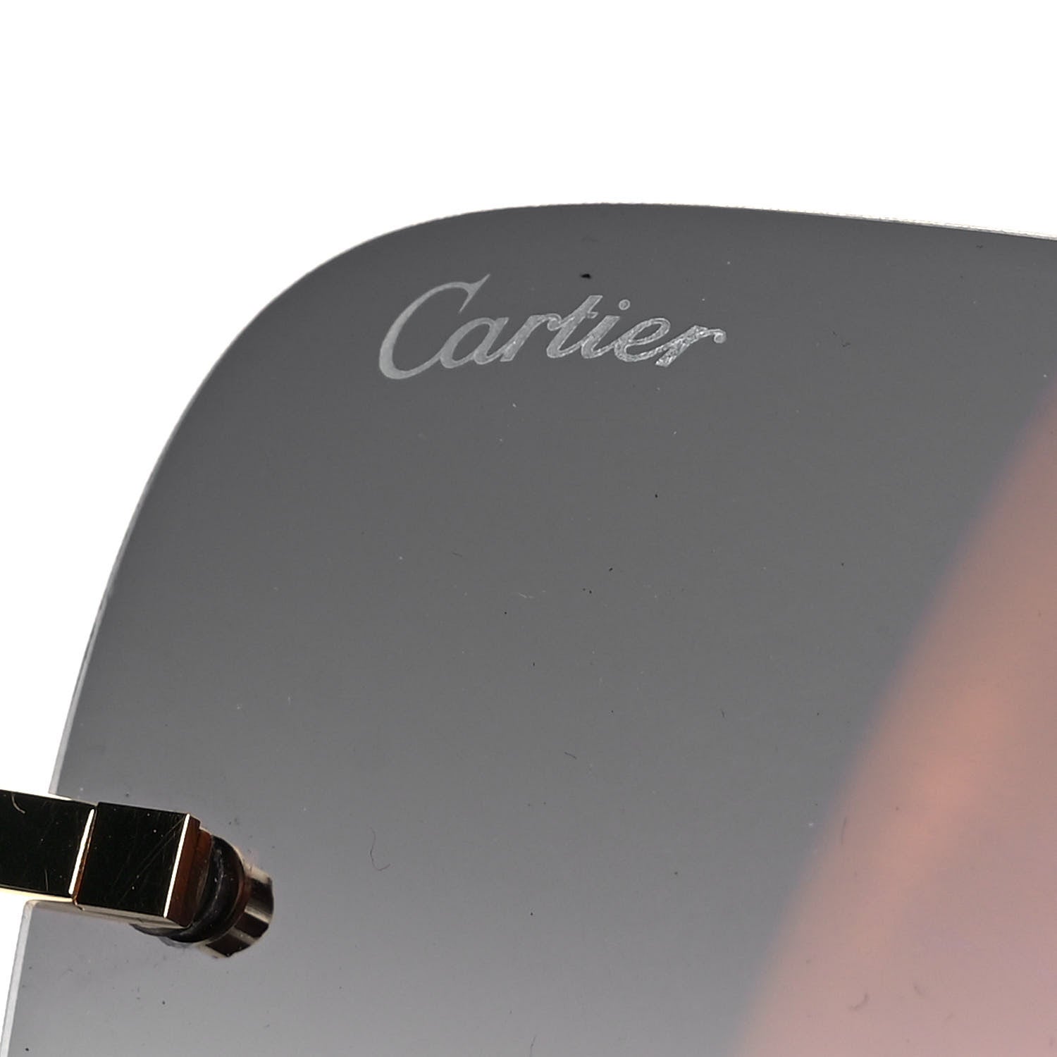 Cartier Mother of Pearl Sunglasses CT001RS Gold White 5 of 8