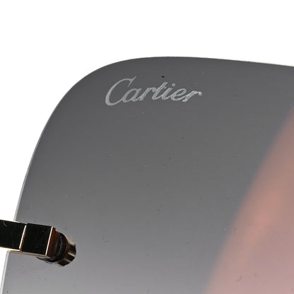 Cartier Mother of Pearl Sunglasses CT001RS Gold White 5 of 8