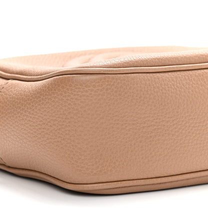 Gucci Pebbled Calfskin Small Soho Disco Bag Camelia 10 of 15