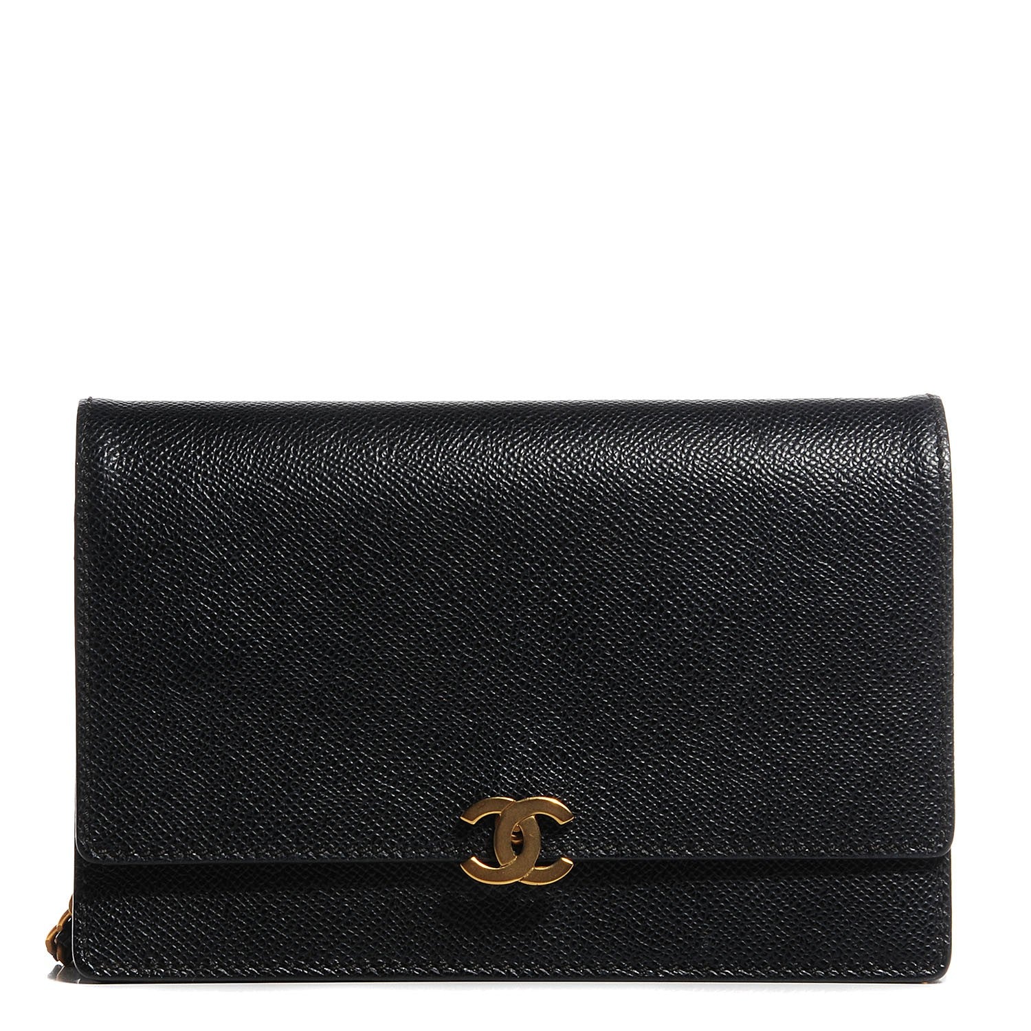 Chanel Caviar Wallet On Chain WOC Black 1 of 8
