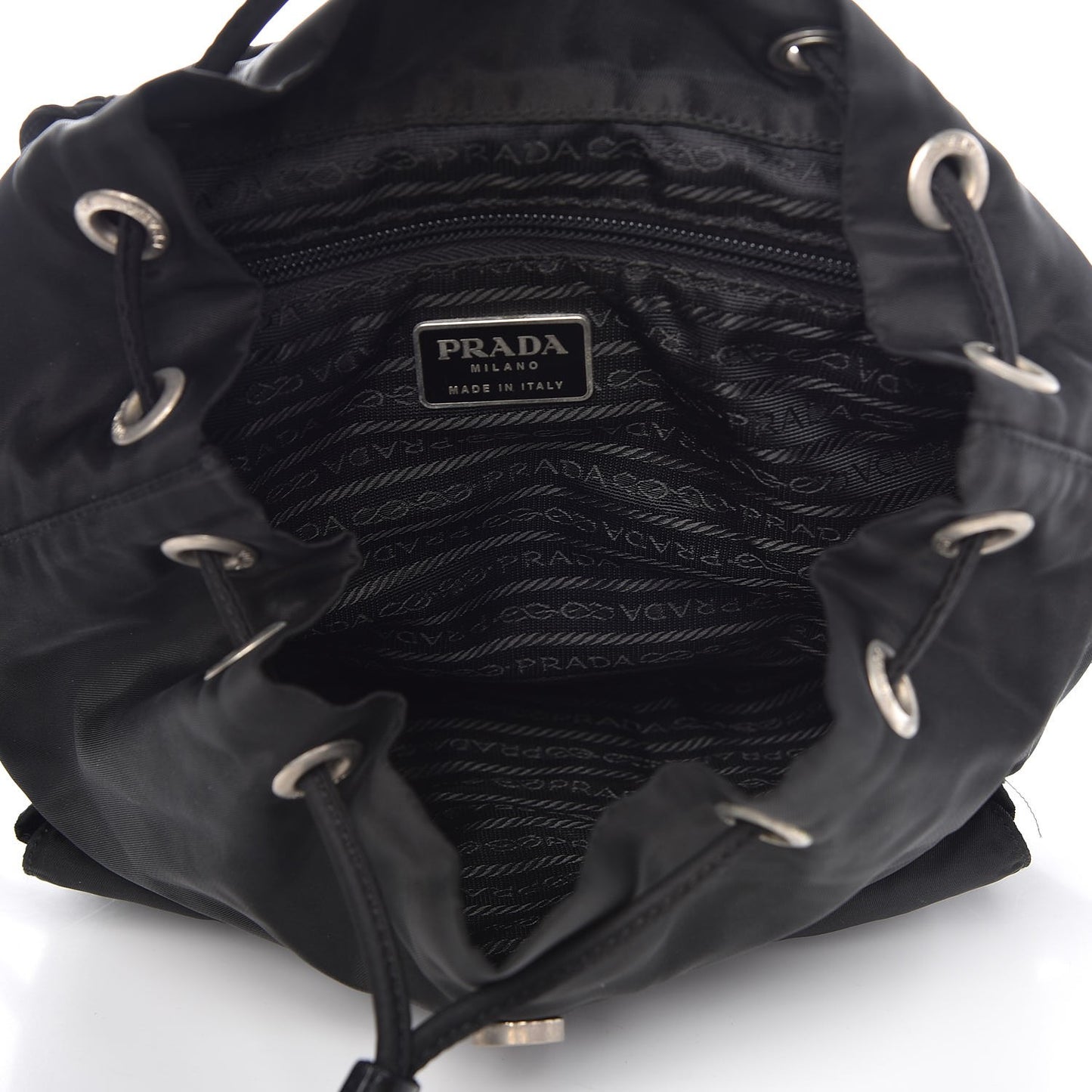 Nylon Vela Small Backpack Black