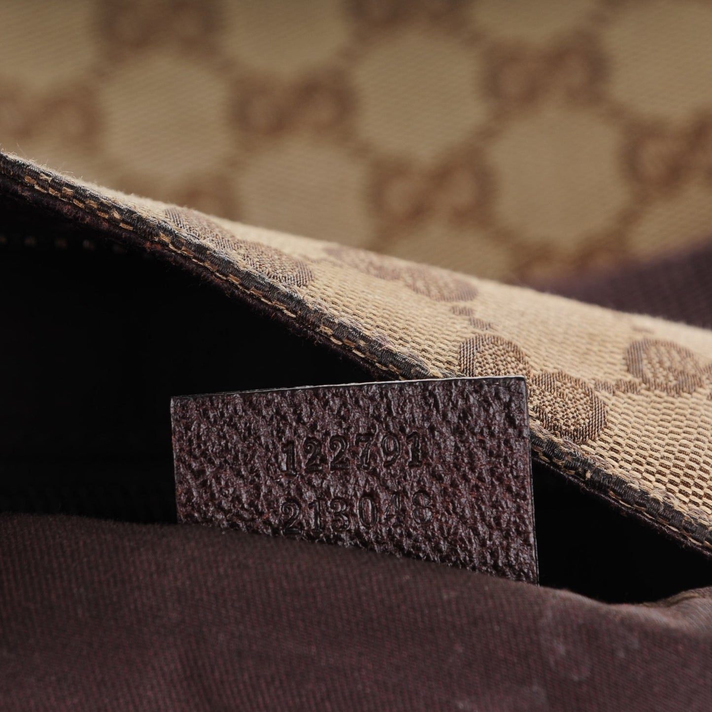 Monogram Large Flat Messenger Bag Dark Brown