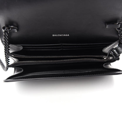 Balenciaga Smooth Calfskin B Continental Chain Bag Black 5 of 10
