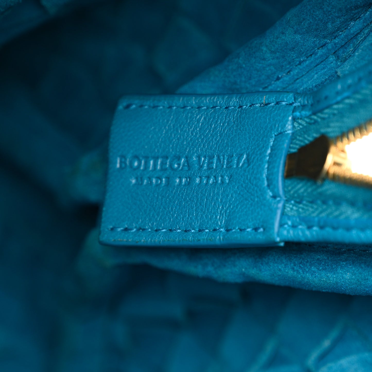 Nappa Intrecciato Medium Loop Camera Bag Pool