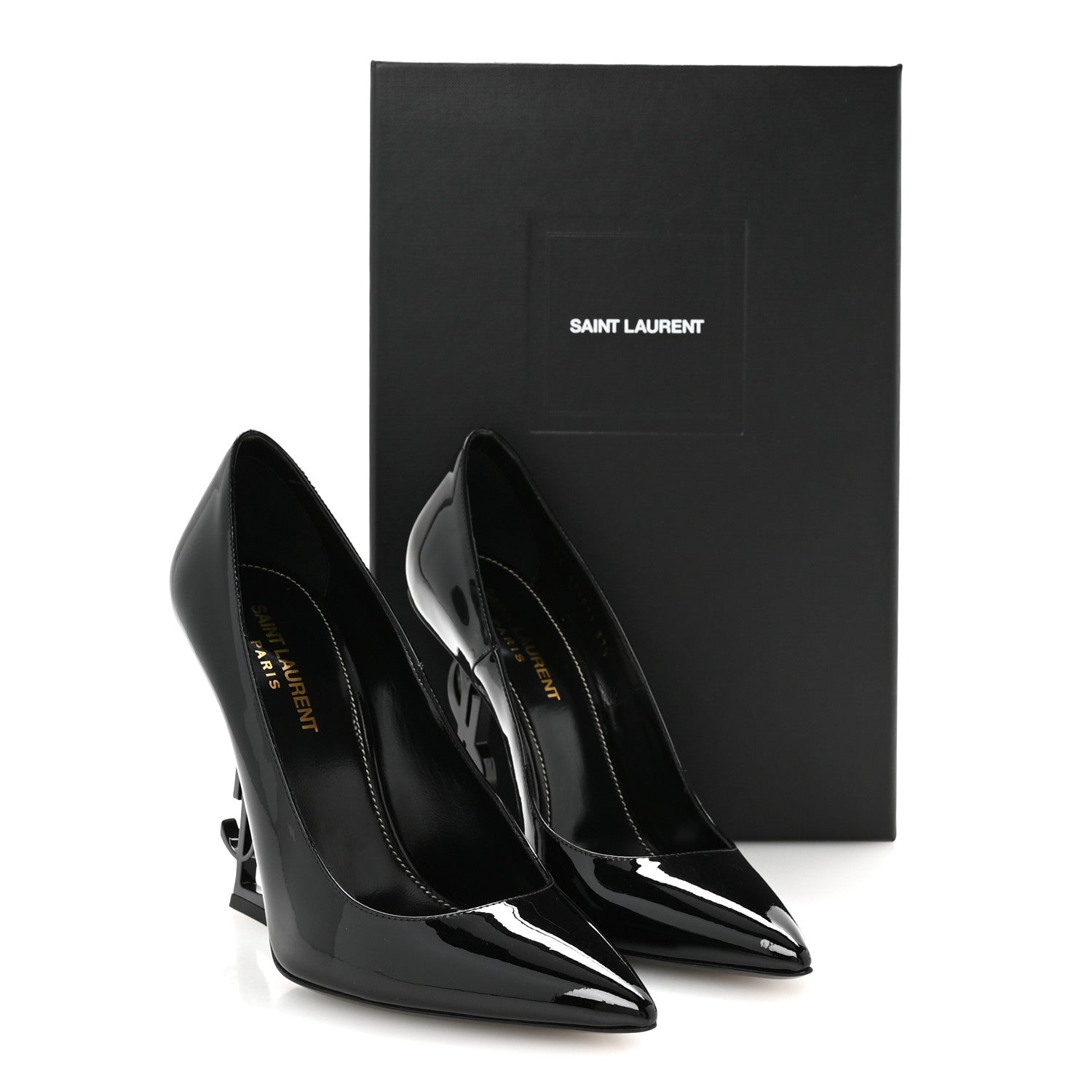 Saint Laurent Patent Opyum 110 Pumps 37.5 Black 9 of 9