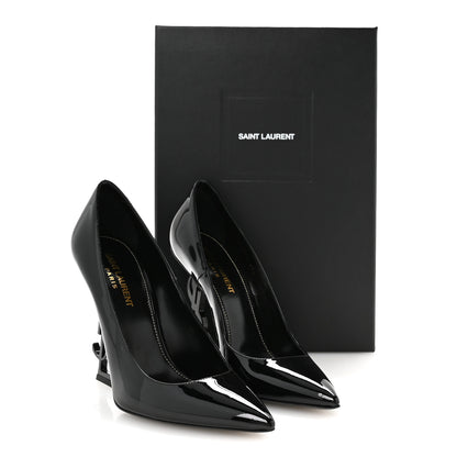 Saint Laurent Patent Opyum 110 Pumps 37.5 Black 9 of 9