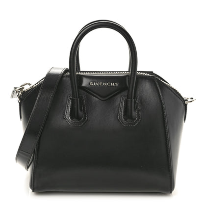 Givenchy Shiny Lord Calfskin Mini Antigona Black 1 of 10