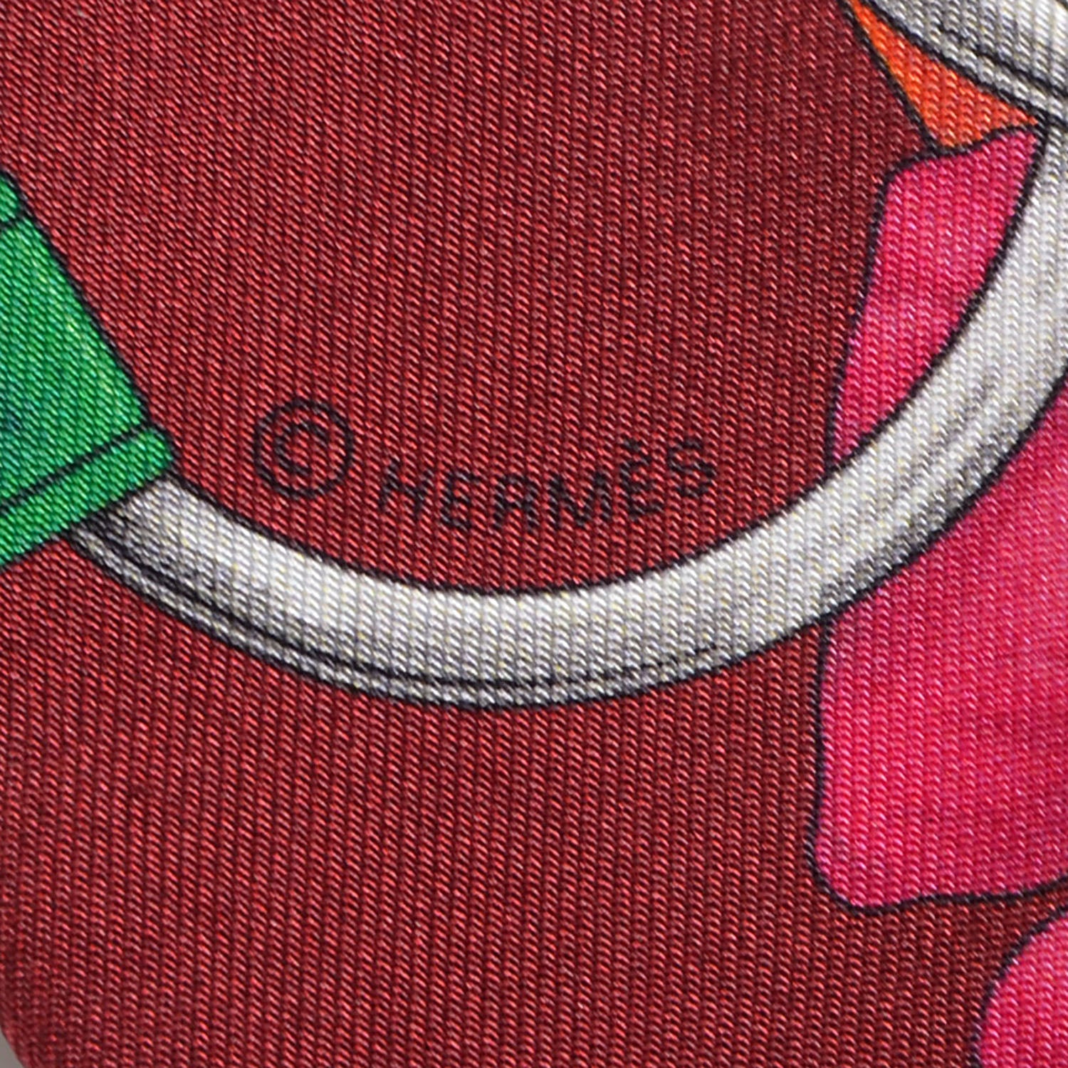 Hermes Silk Grand Manege Twilly 3 of 6