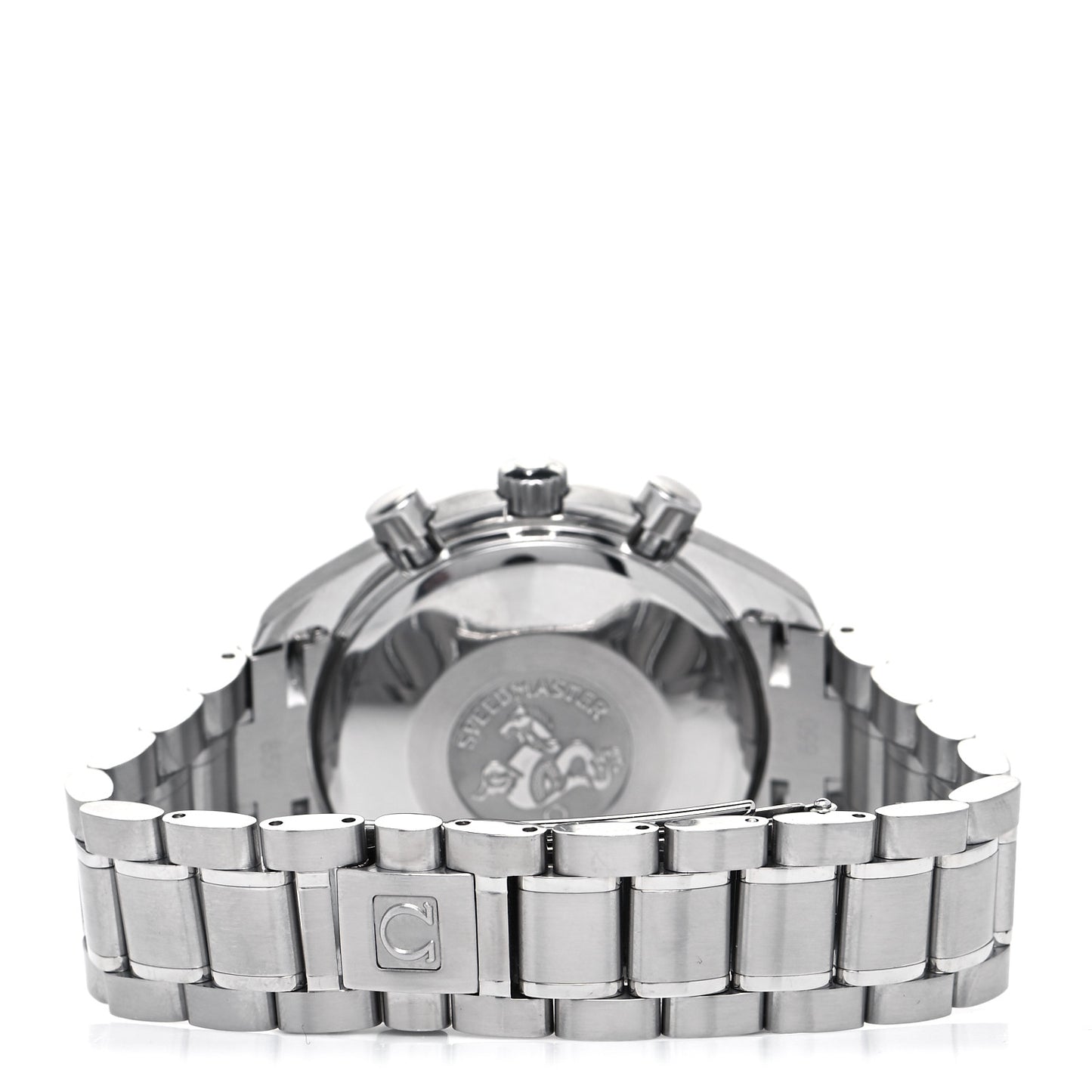 Stainless Steel 39mm Speedmaster Triple Calendar Chronograph Automatic Watch Blue 3523.80