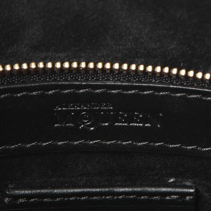 Alexander McQueen Calfskin Studded Small Heroine Black 6 of 9
