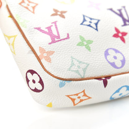 Louis Vuitton Monogram Multicolor Pochette Accessories White 10 of 11