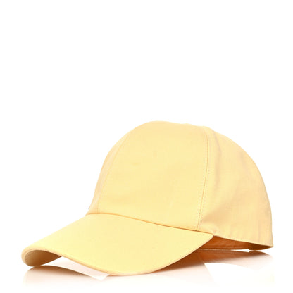 Hermes Cotton Canvas Tess Hat 58 Jaune Sable 1 of 7
