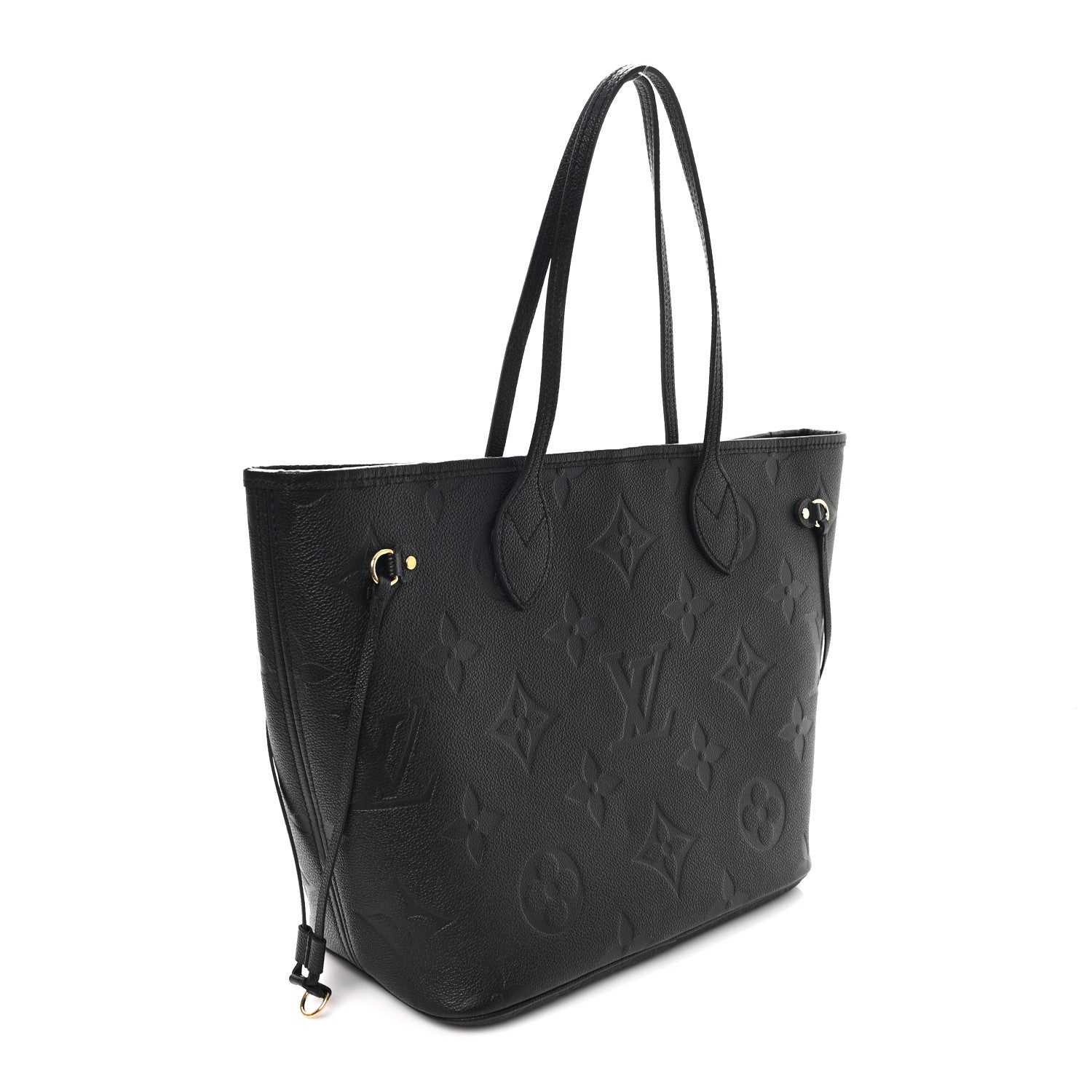 Louis Vuitton Empreinte Monogram Giant Neverfull MM Black 3 of 10