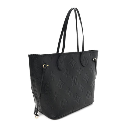 Louis Vuitton Empreinte Monogram Giant Neverfull MM Black 3 of 10