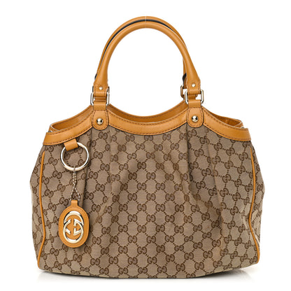Gucci Monogram Medium Sukey Tote Yellow 1 of 12