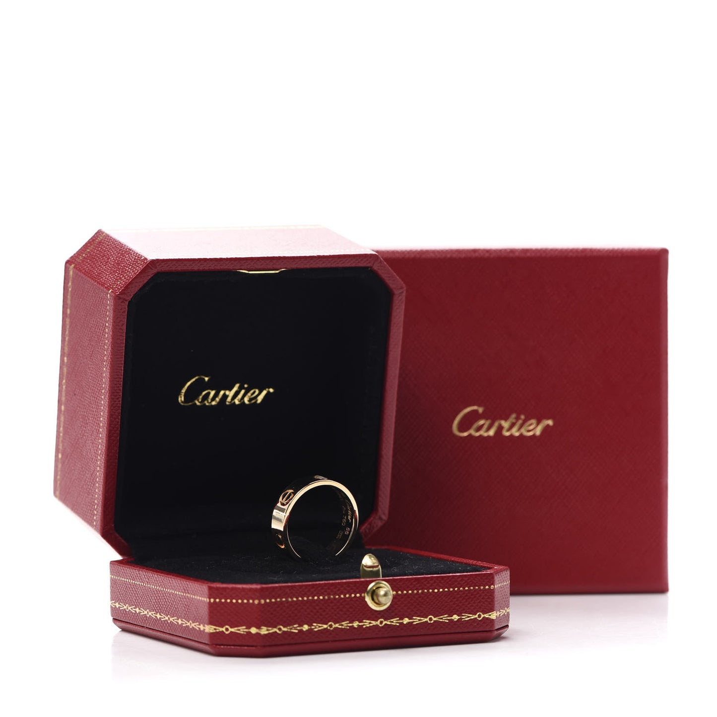 18K Yellow Gold 5.5mm LOVE Ring 56 7.5