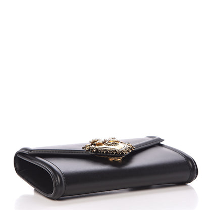 Dolce & Gabbana Agnello Vitello Devotion Belt Bag Black 4 of 12