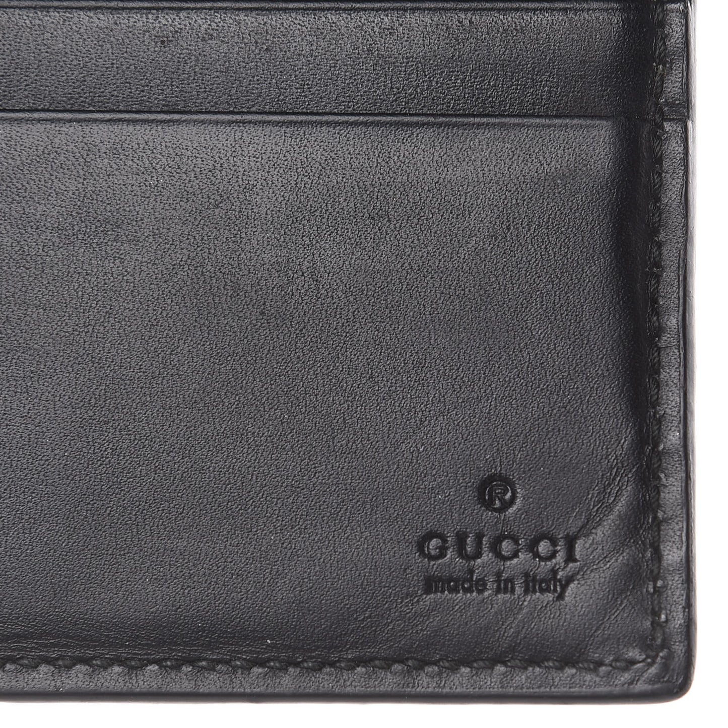 Guccissima Bi-Fold Wallet Black