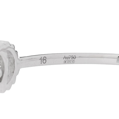 Gucci 18K White Gold Diamond GG Running Cuff Bracelet 4 of 4
