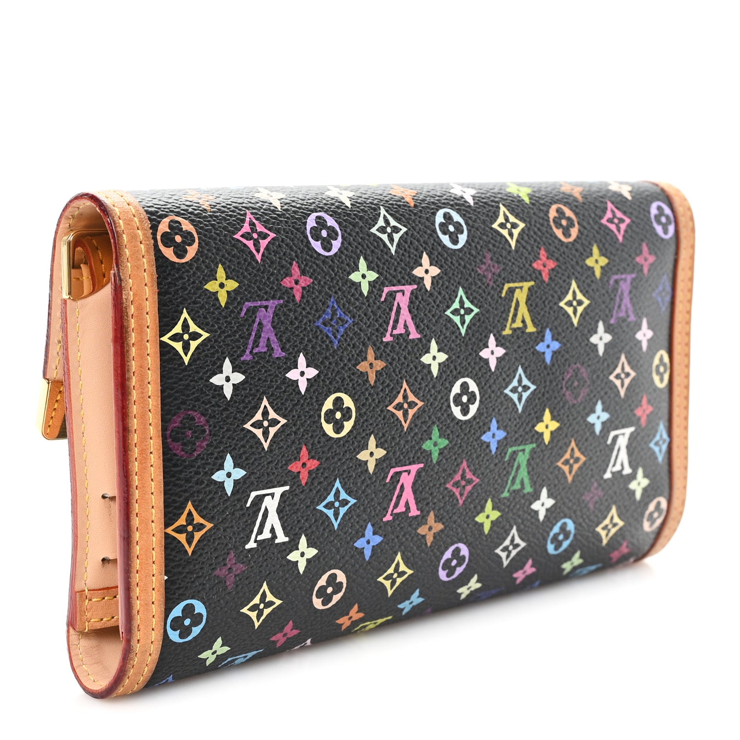 Monogram Multicolor Porte Tresor International Wallet Black
