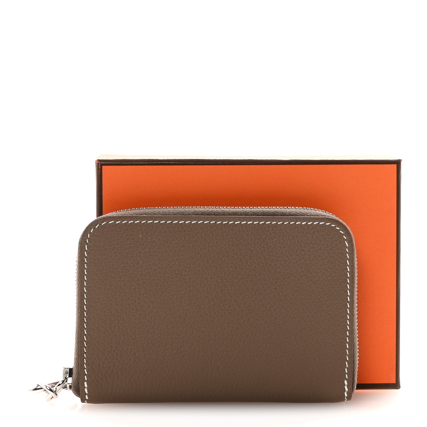 HERMES財布 HERMES 上品 コンパクト ウォレット Zipengo II Chaine d'Ancre