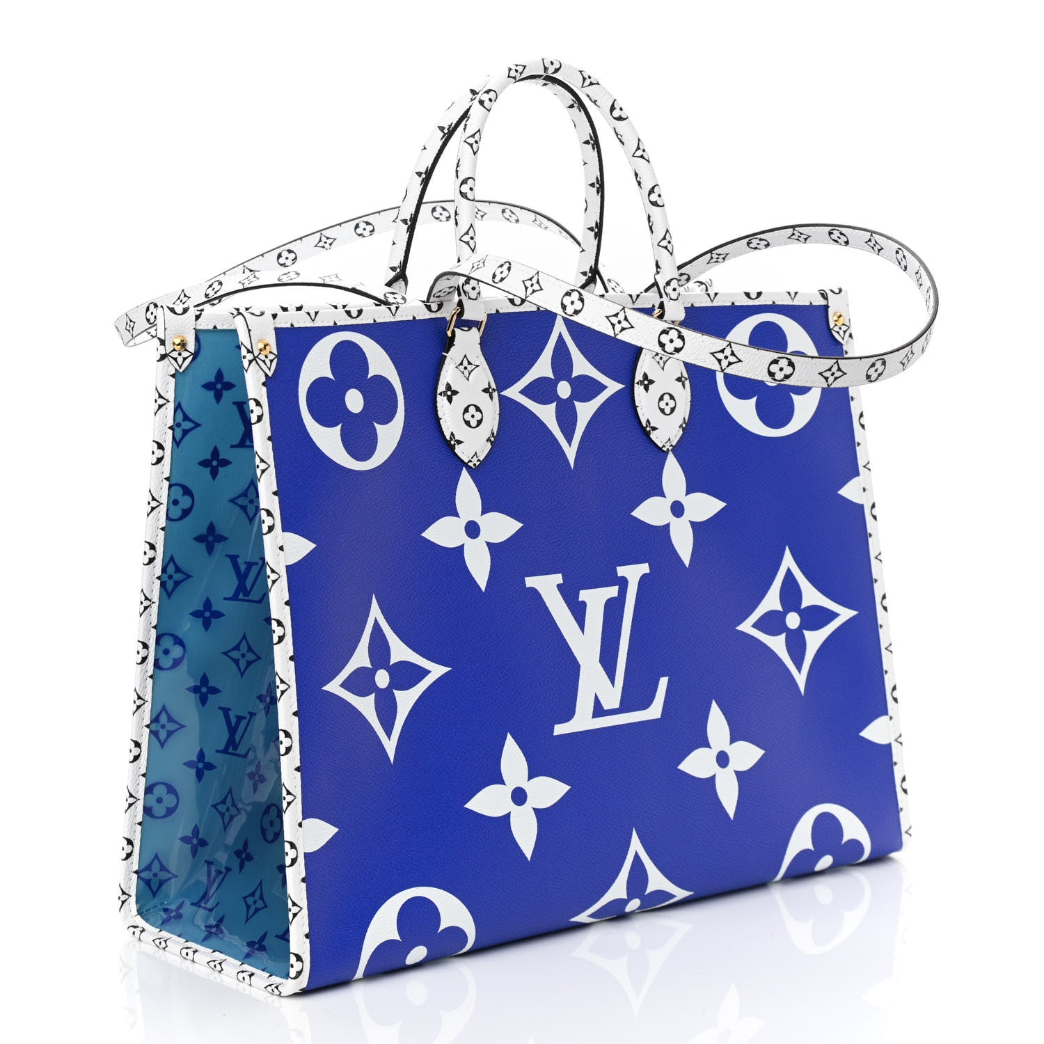 Louis Vuitton Monogram Giant Hawaii Onthego Blue 3 of 10