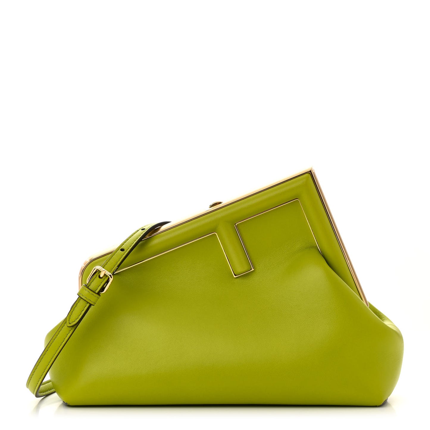 Shiny Nappa Small Fendi First Wasabi