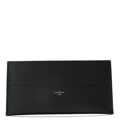 Louis Vuitton Calfskin Felicie Chain Wallet Card Holder Insert Black 1 of 7