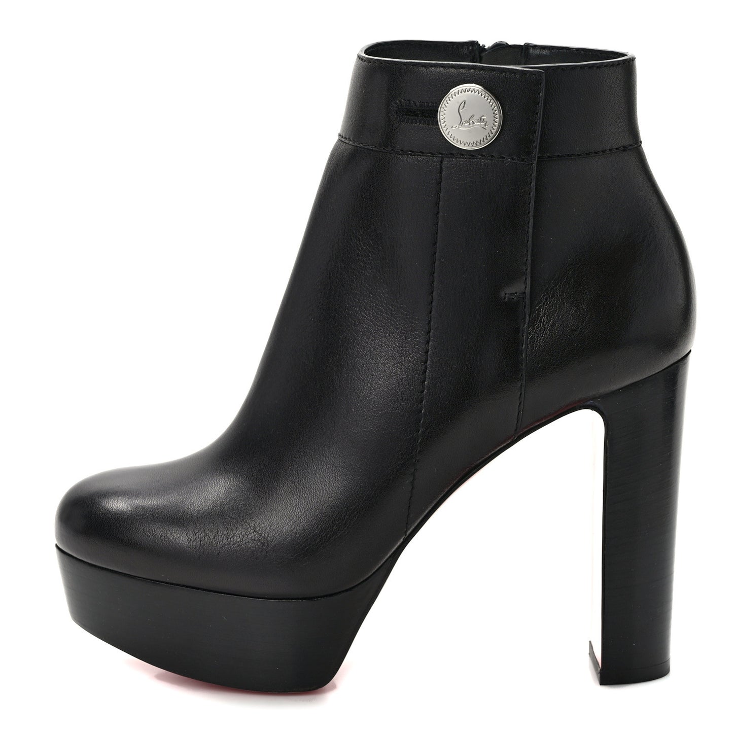Calfskin Janis Alta 120 Booties 37 Black