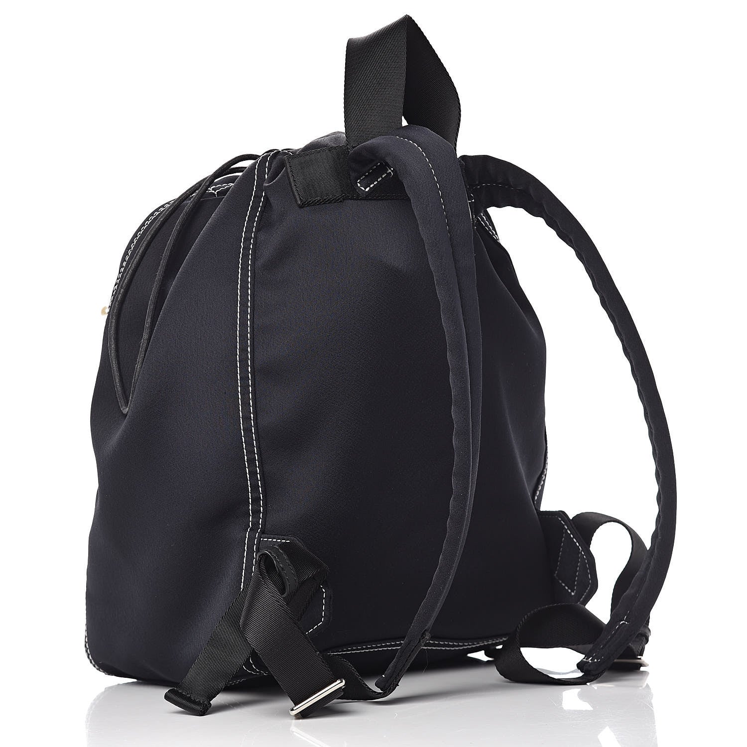 3.1 Phillip Lim 3.1 Satin Faux Pearl Eyelet Go Go Backpack Phantom Blue 3 of 10