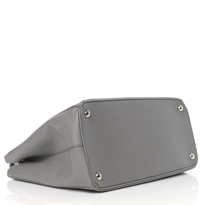 Prada Saffiano Medium Galleria Double Zip Tote Marmo 4 of 19