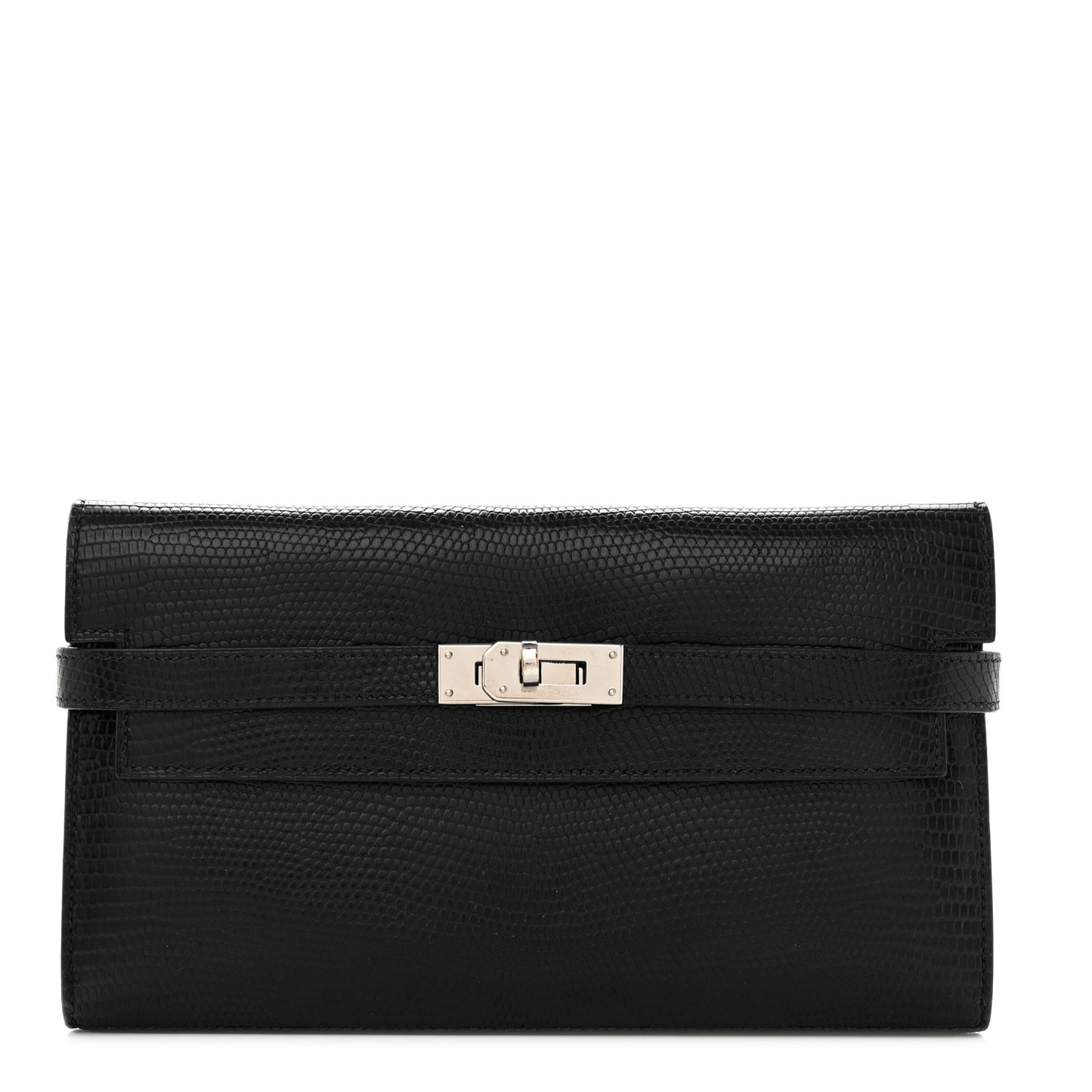 Lizard Kelly Longue Wallet Black