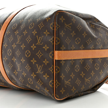 Louis Vuitton Monogram Keepall Bandouliere 55 9 of 15