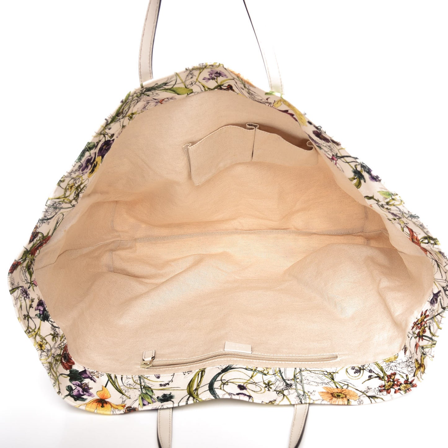 Canvas Flora Infinity Large Tote White