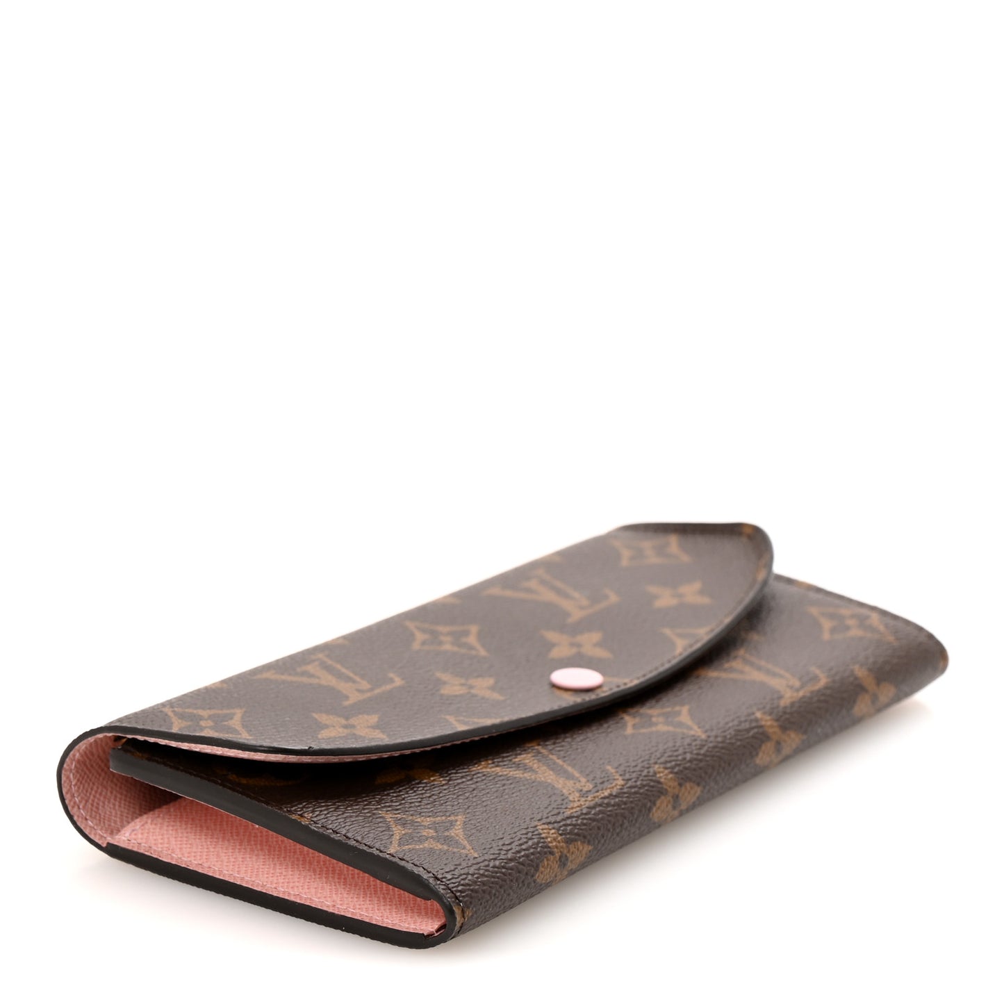 Monogram Emilie Wallet Rose Ballerine
