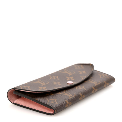 Louis Vuitton Monogram Emilie Wallet Rose Ballerine 4 of 9