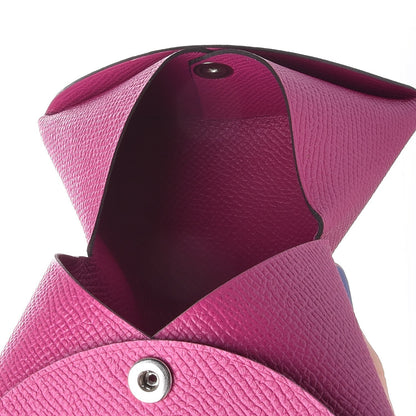 Hermes Epsom Calvi Card Case Rose Pourpre 5 of 9